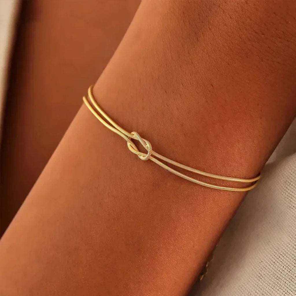 Infinity Knot Couple Bracelet