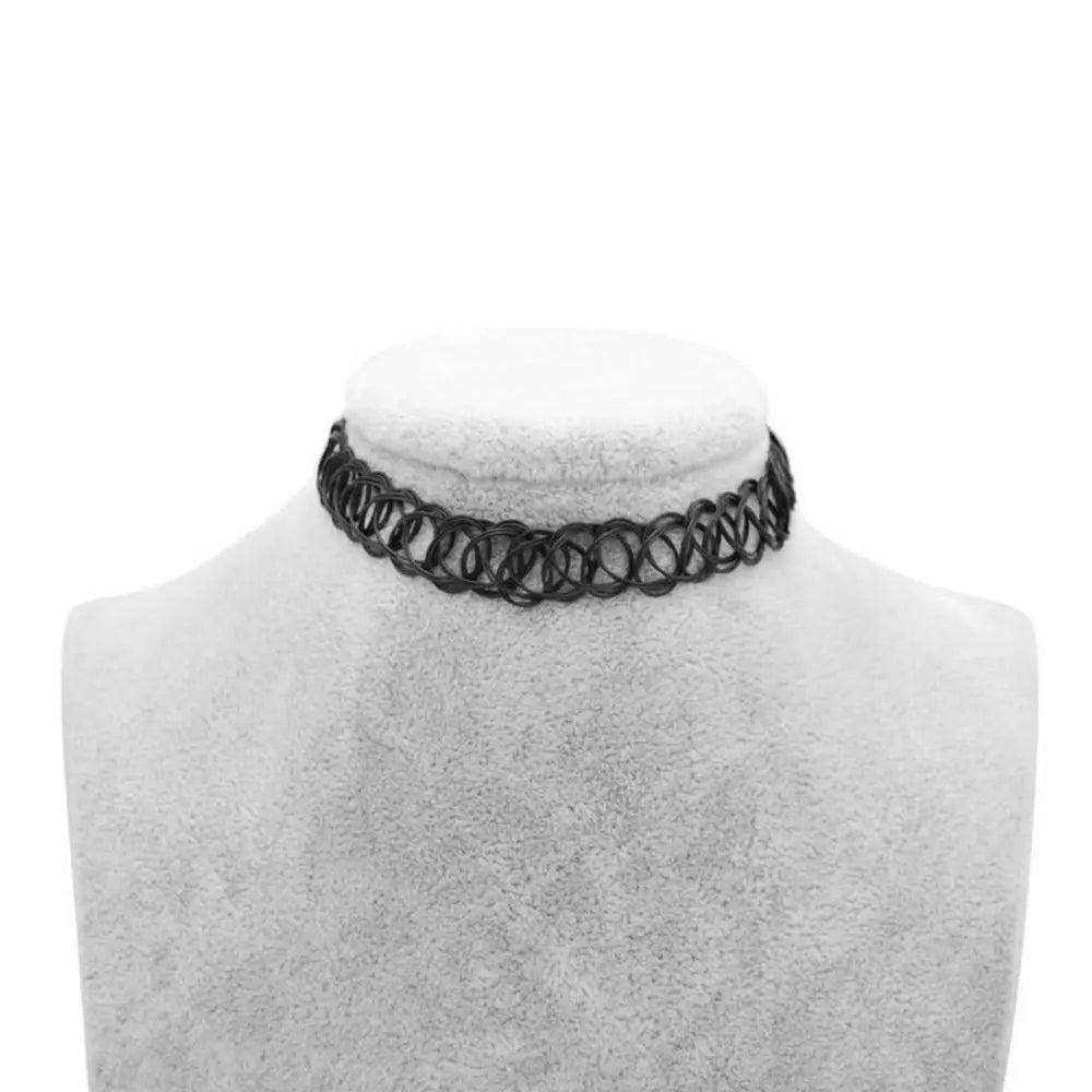 Vintage Gothic Black Choker Necklace