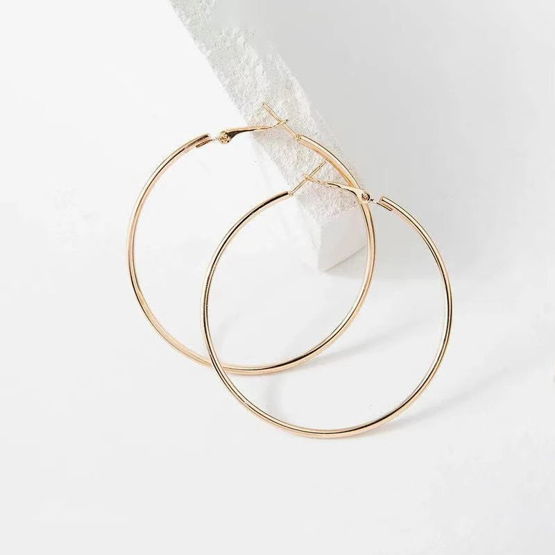 Bold Infinity Hoop Earrings