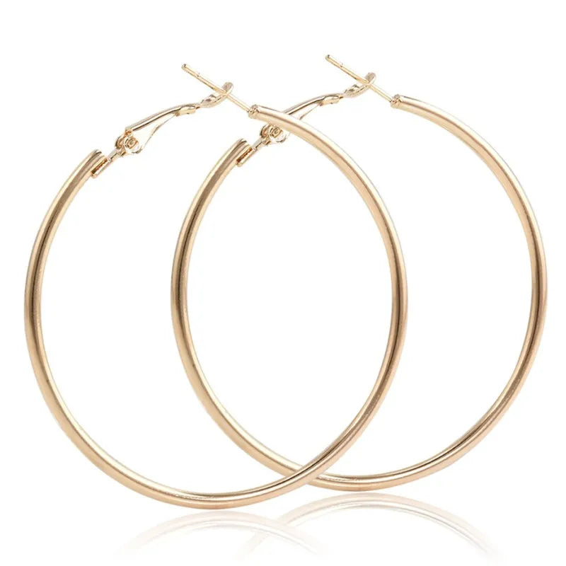 Bold Infinity Hoop Earrings