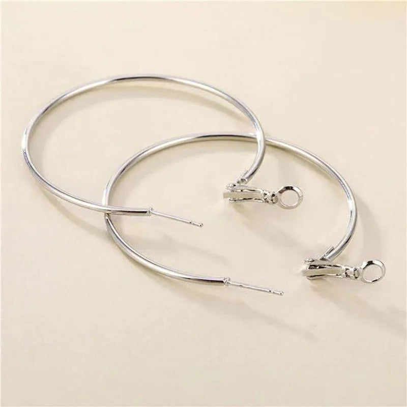 Bold Infinity Hoop Earrings