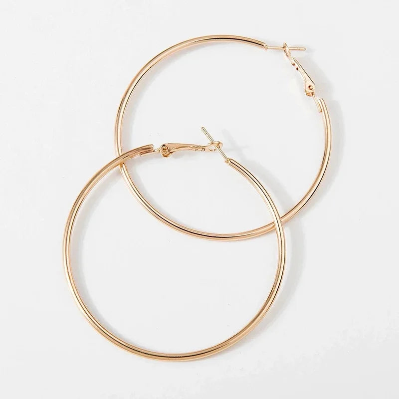 Bold Infinity Hoop Earrings
