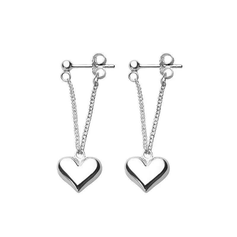 Eternal Heart Drop Earrings