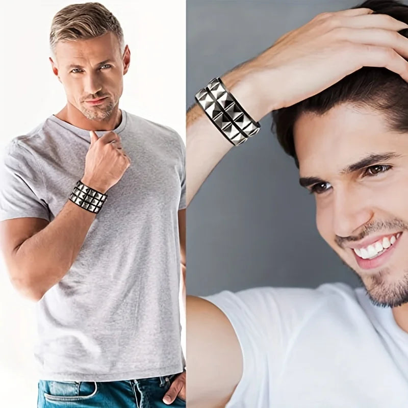 Rebel Edge Studded Bracelet