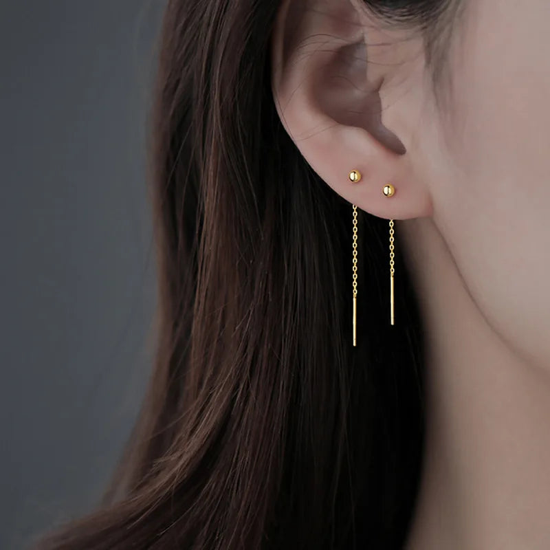 Linéa Minimalist Tassel Earrings