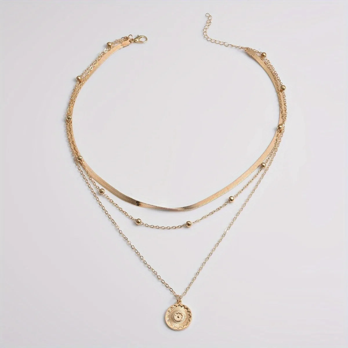 Silver Multi-Layer Necklace