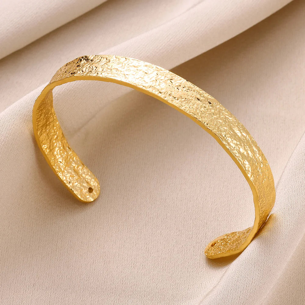 Golden Muse Statement Cuff Collection Bracelet