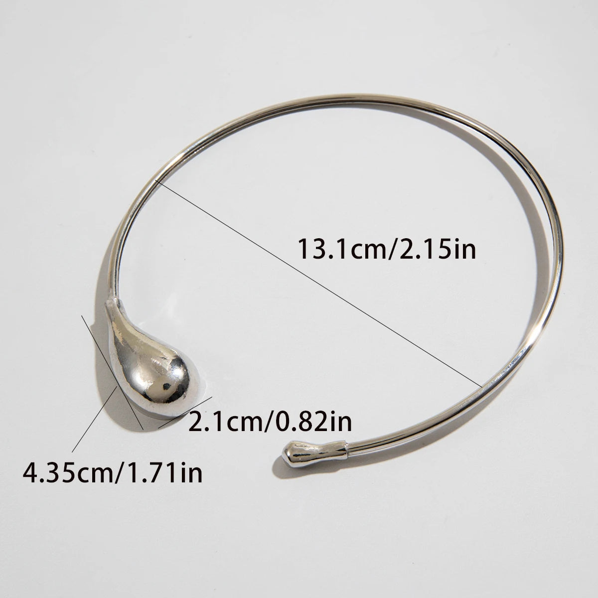 Water Drop Open Choker Necklace