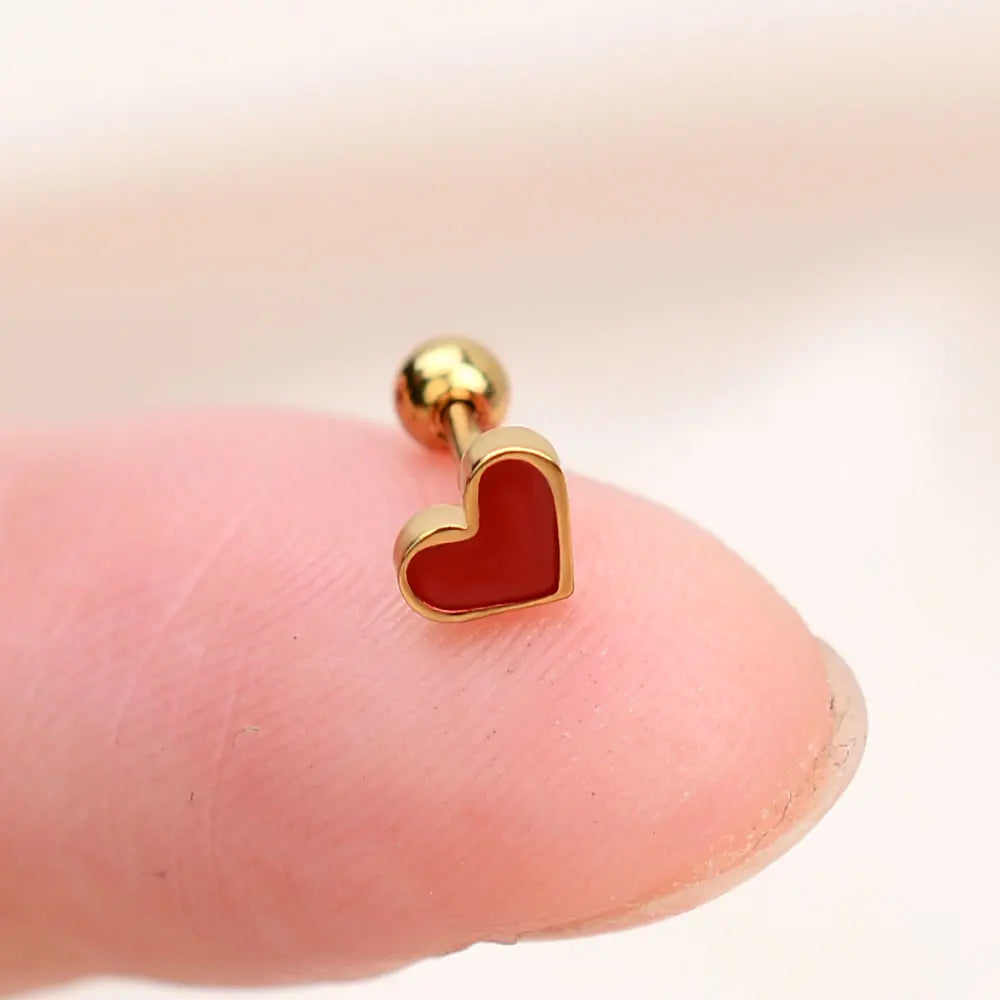 Mini Charm Piercing Stud Earring