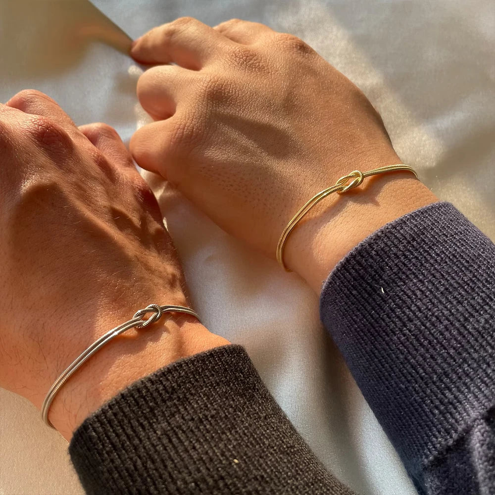 Infinity Knot Couple Bracelet