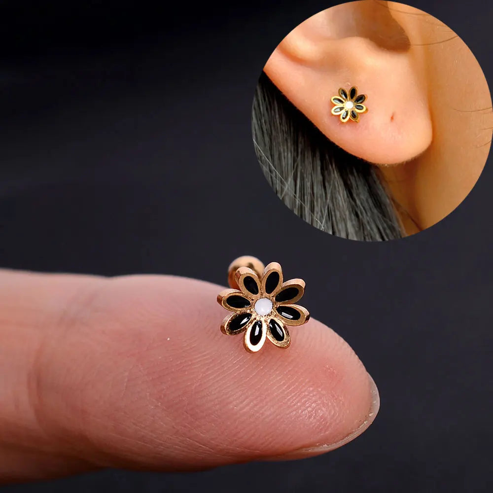 Mini Charm Piercing Stud Earring