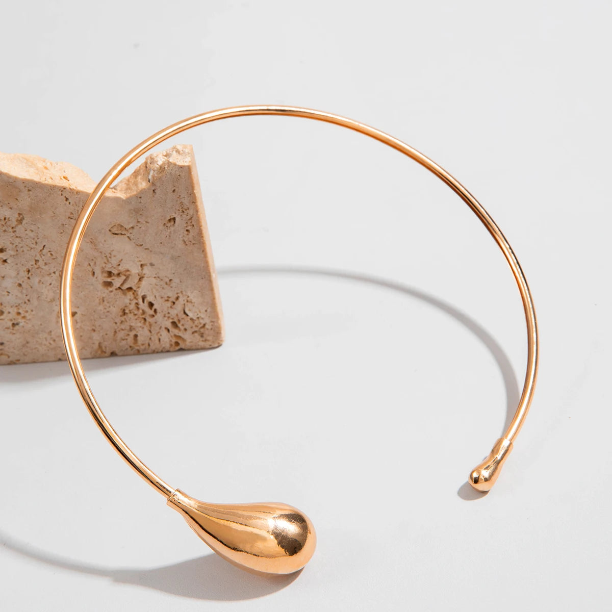 Water Drop Open Choker Necklace