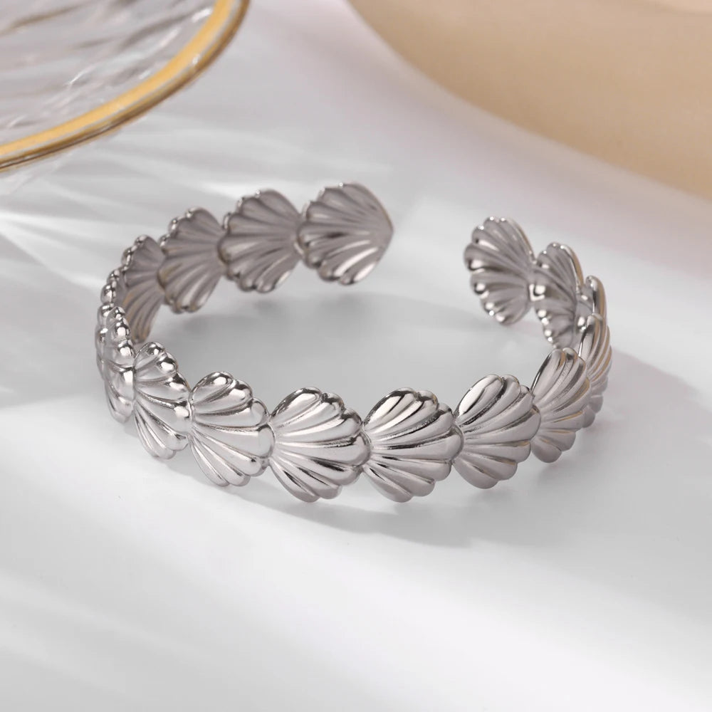 Golden Muse Statement Cuff Collection Bracelet