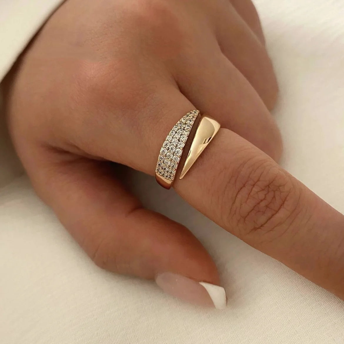18K Gold Plated Stainless Steel Rings
