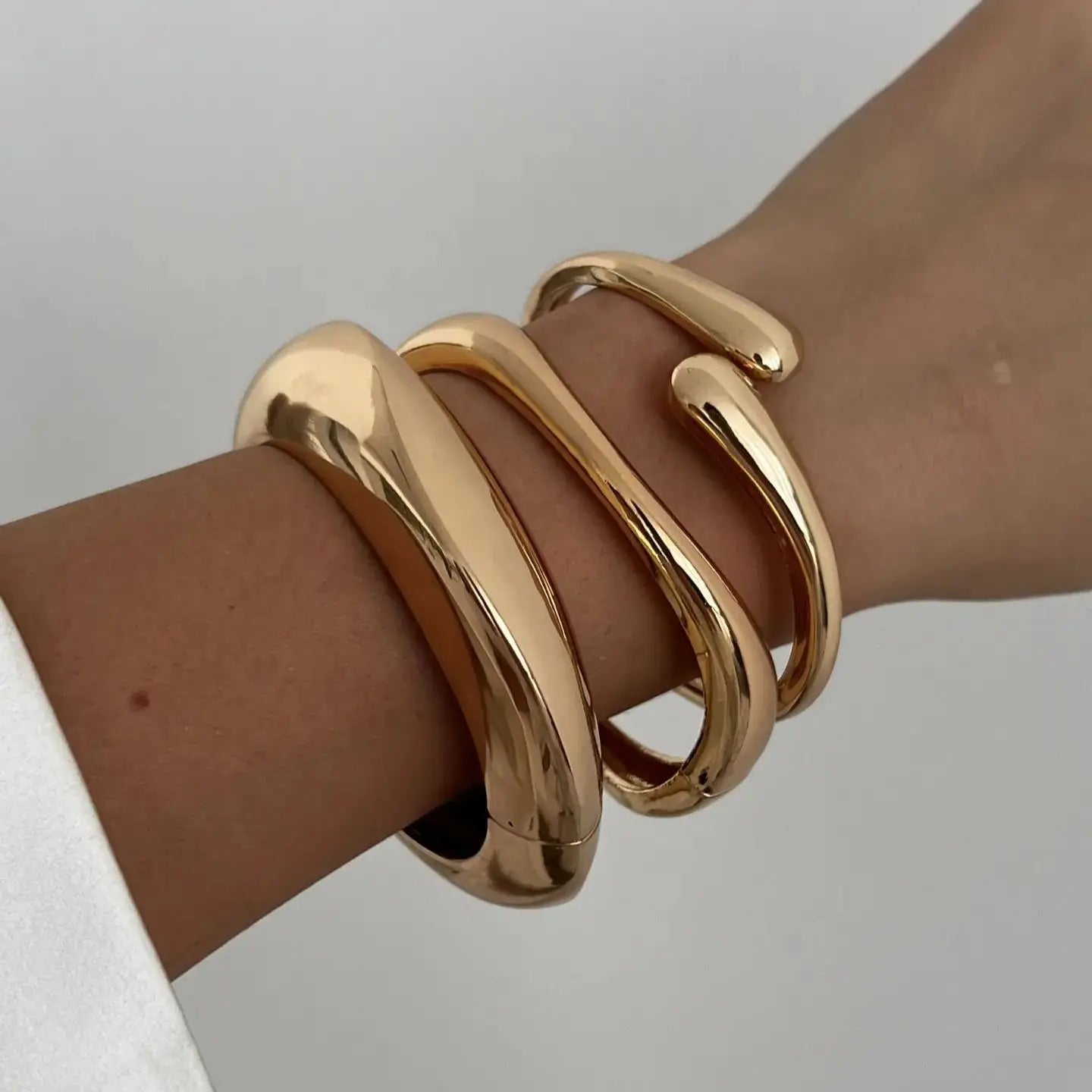 Sculptura Bold Cuff Set – 3 Styles Bracelet