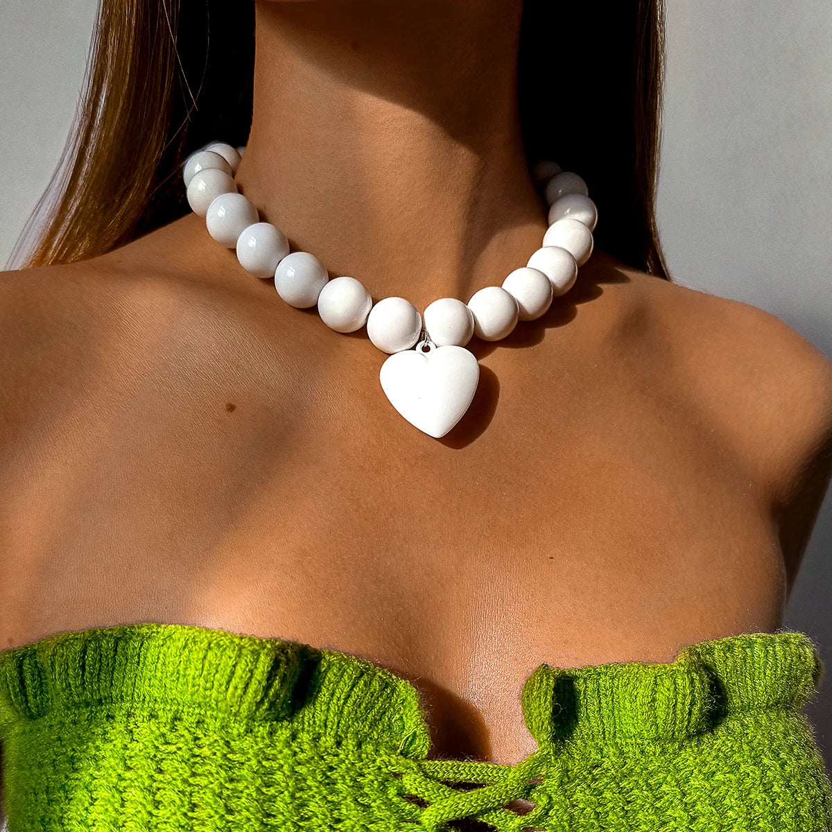 Scarlet Bead Necklace