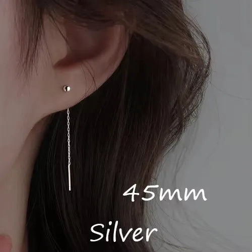 Linéa Minimalist Tassel Earrings