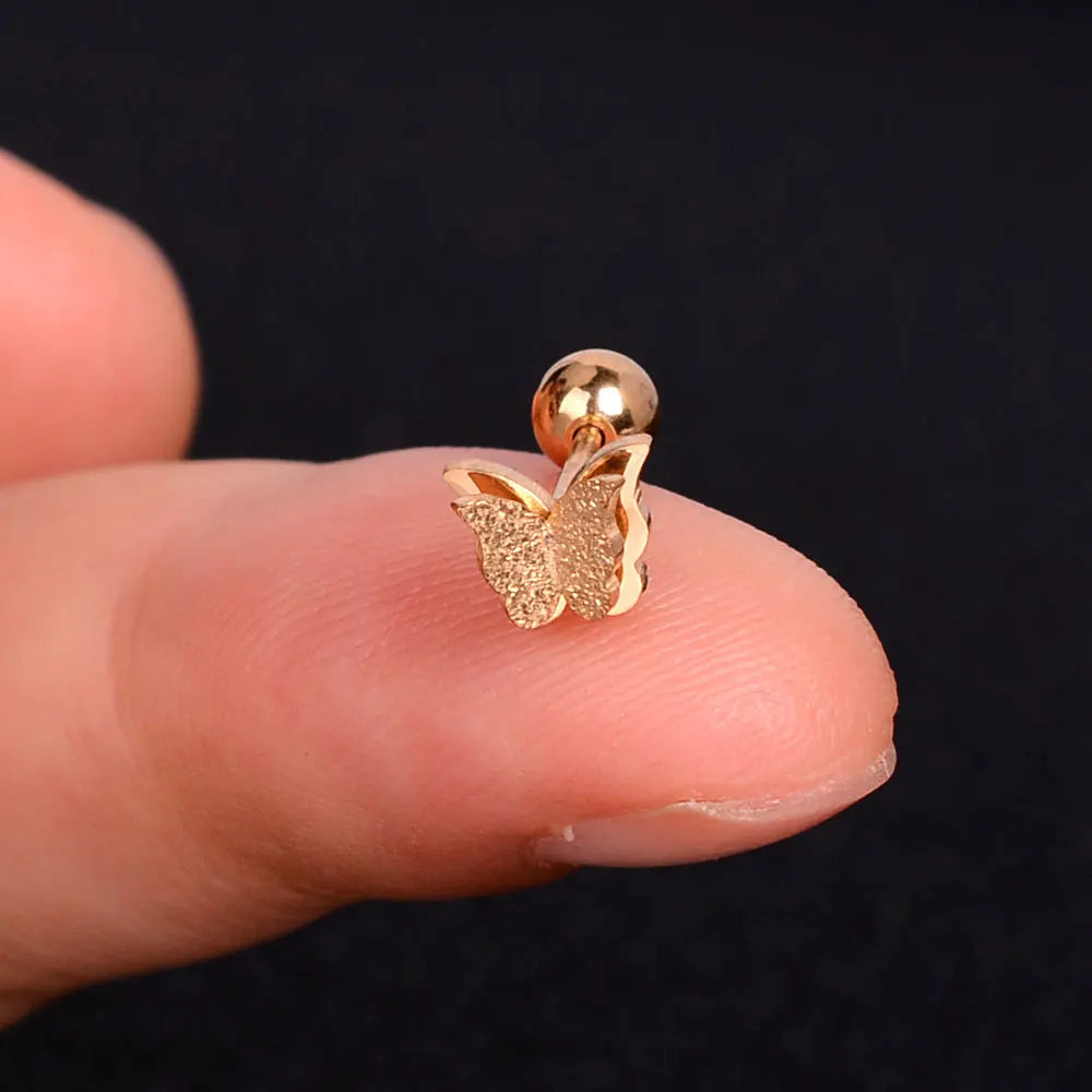 Mini Charm Piercing Stud Earring