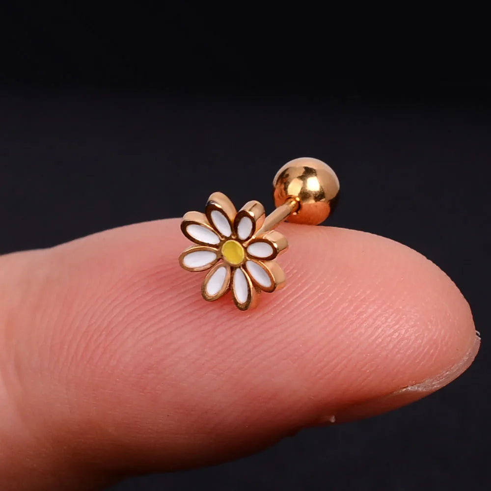 Mini Charm Piercing Stud Earring