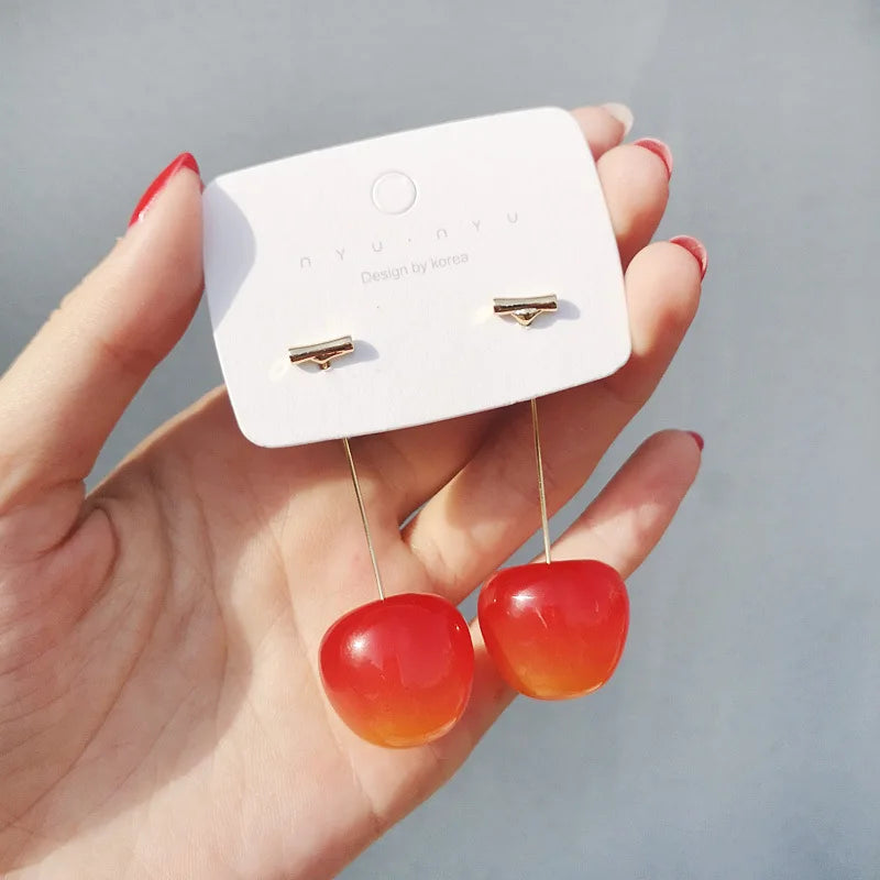 Ethereal Heart Tassel Earrings