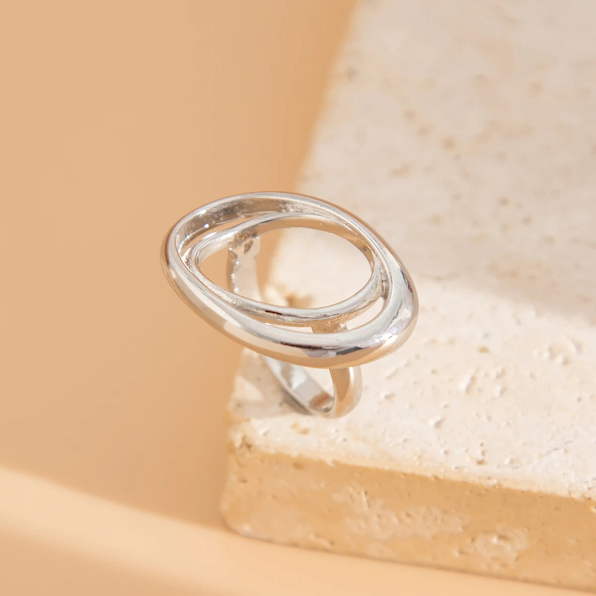 Boho Statement Butterfly & Flower Rings – Adjustable Metal Fashion Jewellery