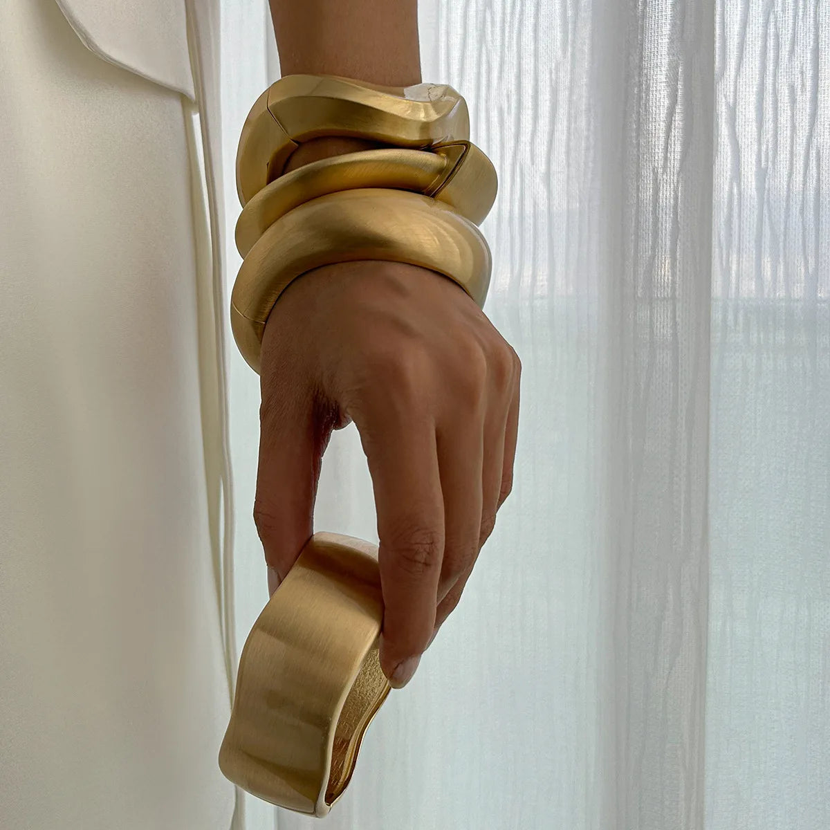 Aurora Bold Gold Cuff Collection Bracelets