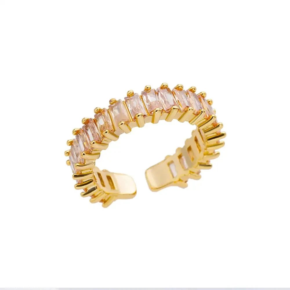 Stainless Steel Gold Rings Set
