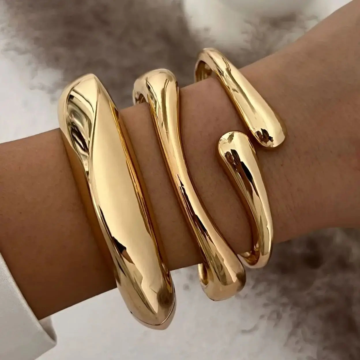Sculptura Bold Cuff Set – 3 Styles Bracelet
