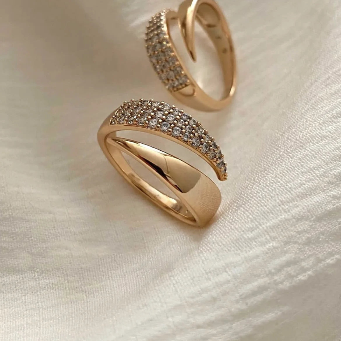 18K Gold Plated Stainless Steel Rings