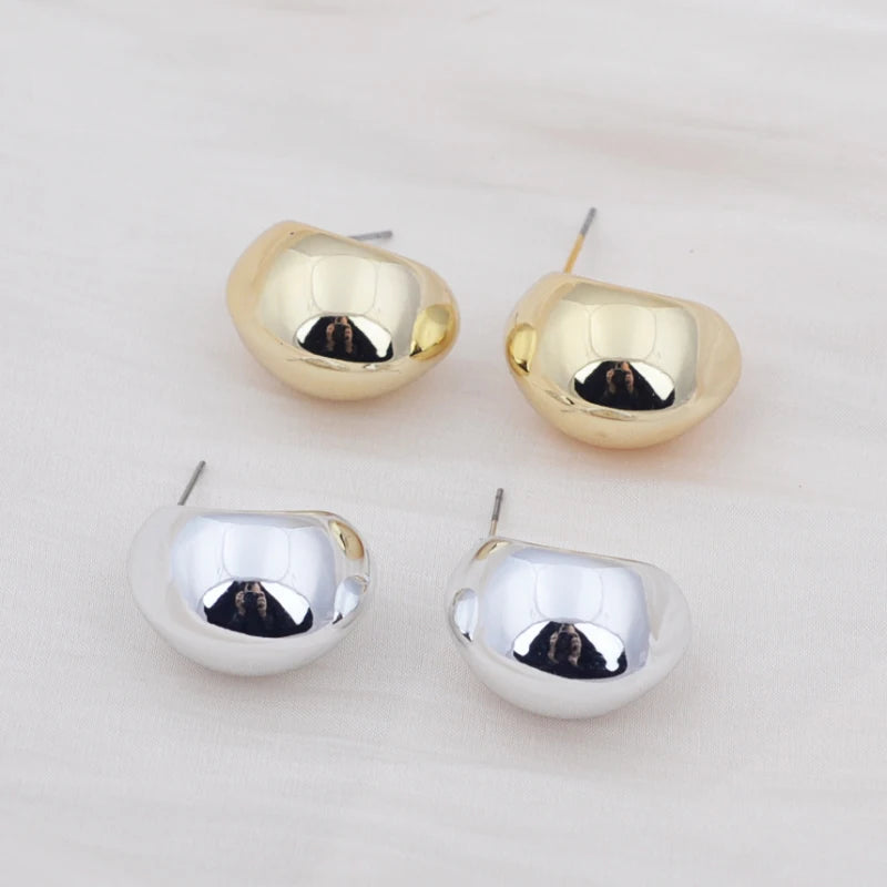 Golden Bean Chic Earrings