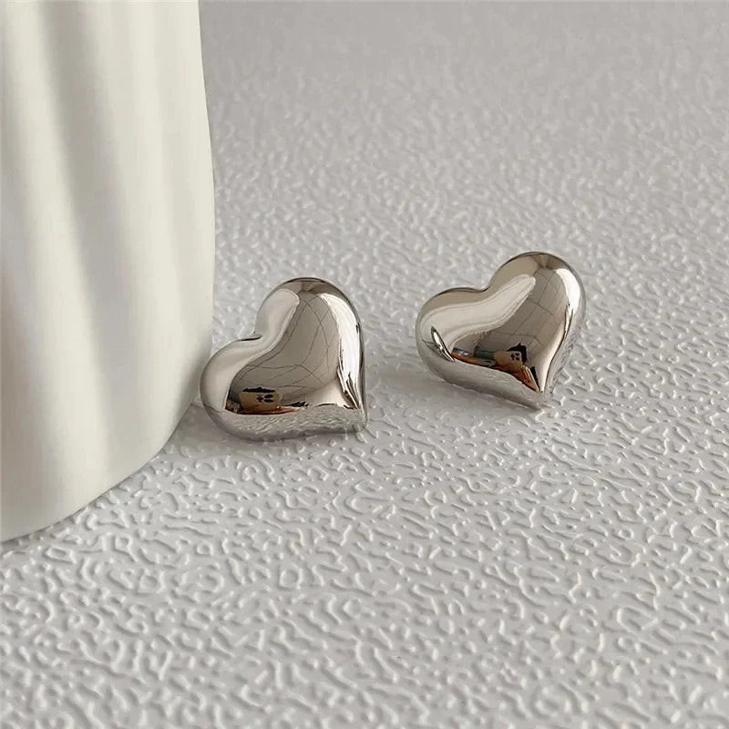 Golden Heart Glow Earrings