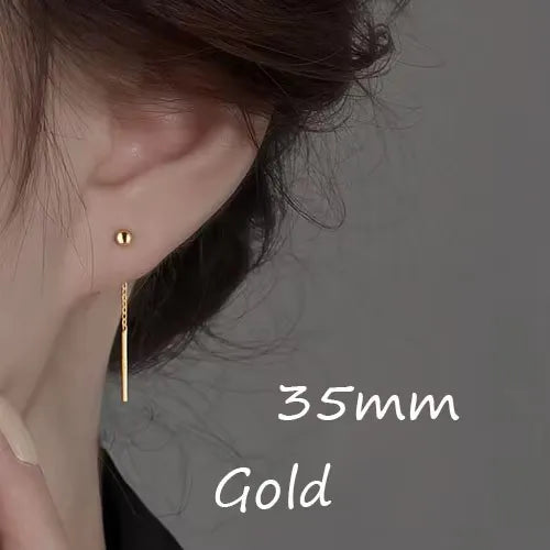 Linéa Minimalist Tassel Earrings