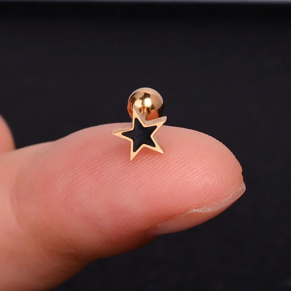 Mini Charm Piercing Stud Earring