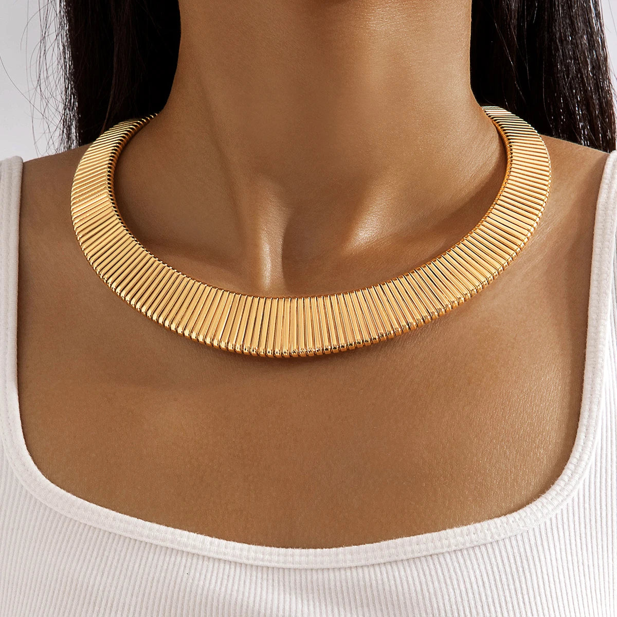Water Drop Open Choker Necklace