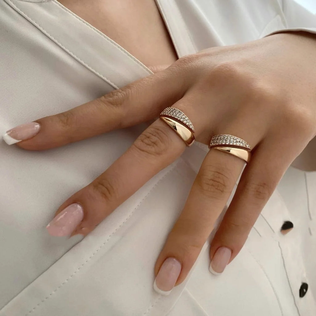 18K Gold Plated Stainless Steel Rings