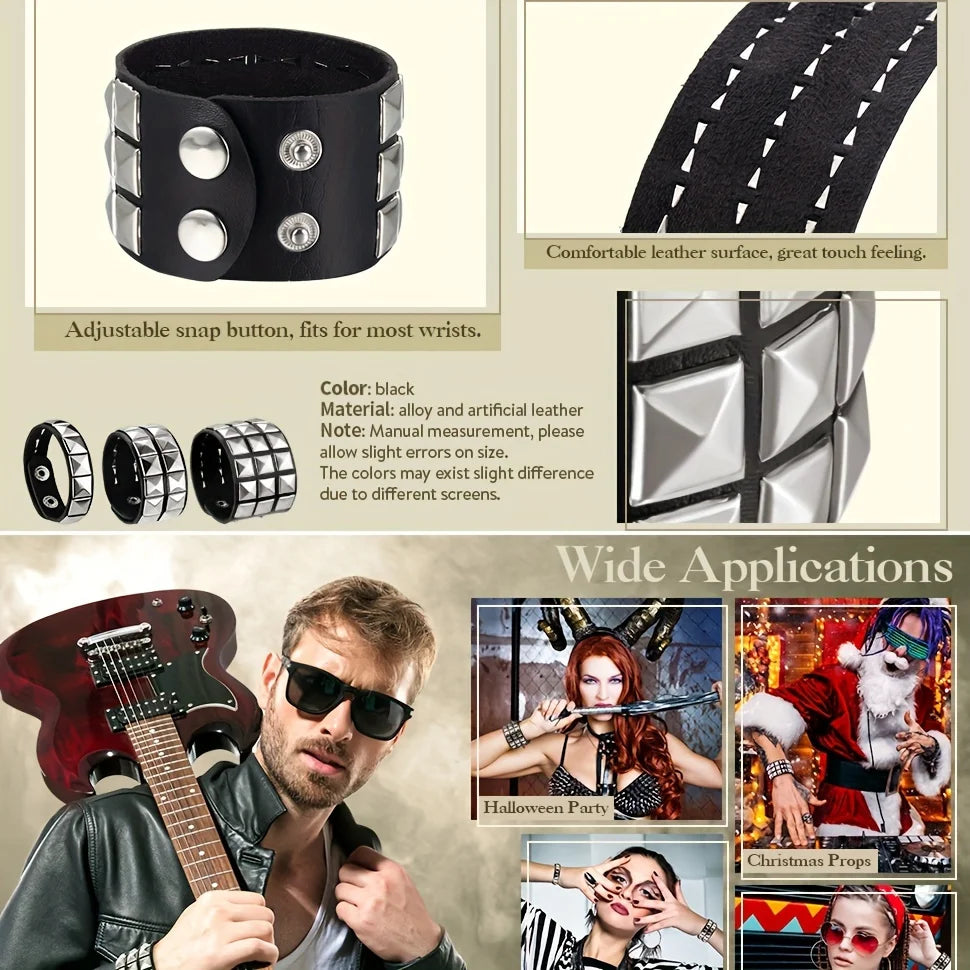 Rebel Edge Studded Bracelet