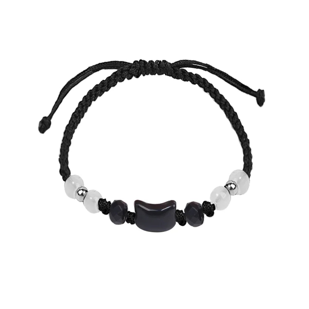 Yin & Purr Cat Stone Couple Bracelets