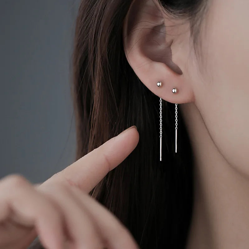 Linéa Minimalist Tassel Earrings