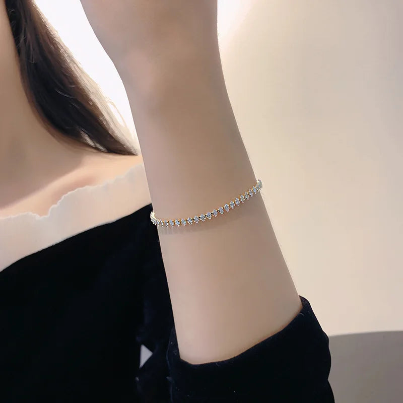 Aurora Luxe Crystal Tennis Bracelet