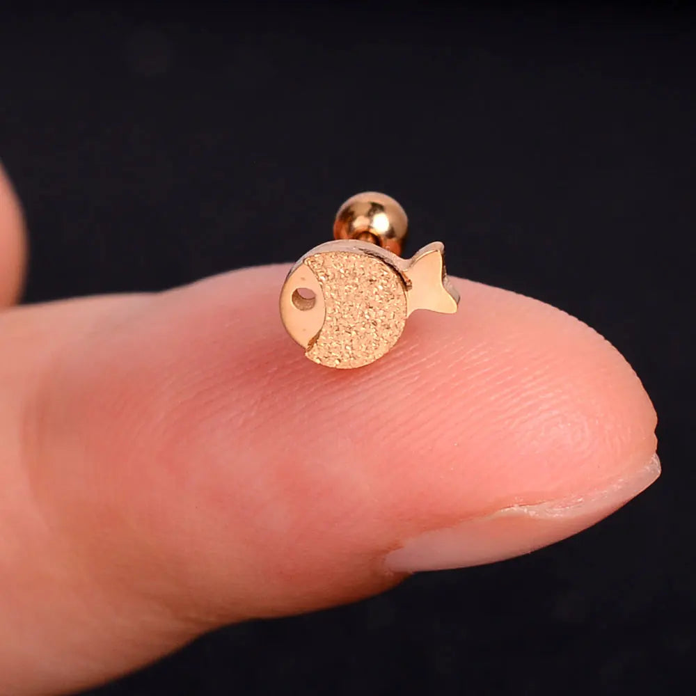 Mini Charm Piercing Stud Earring