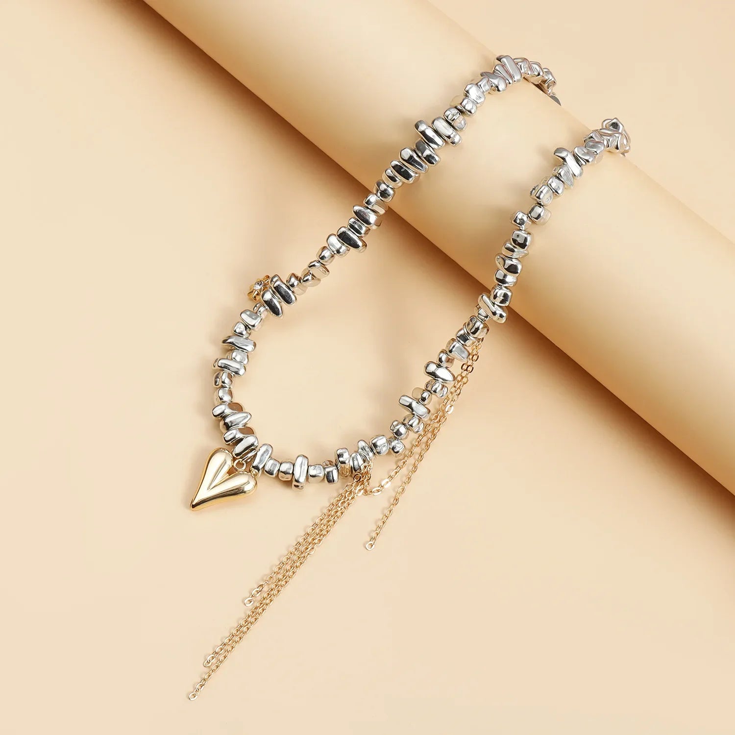 Y2K Crystal Beaded Necklace