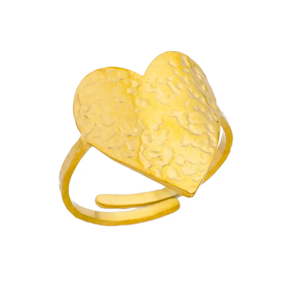 Stainless Steel Gold Rings Set