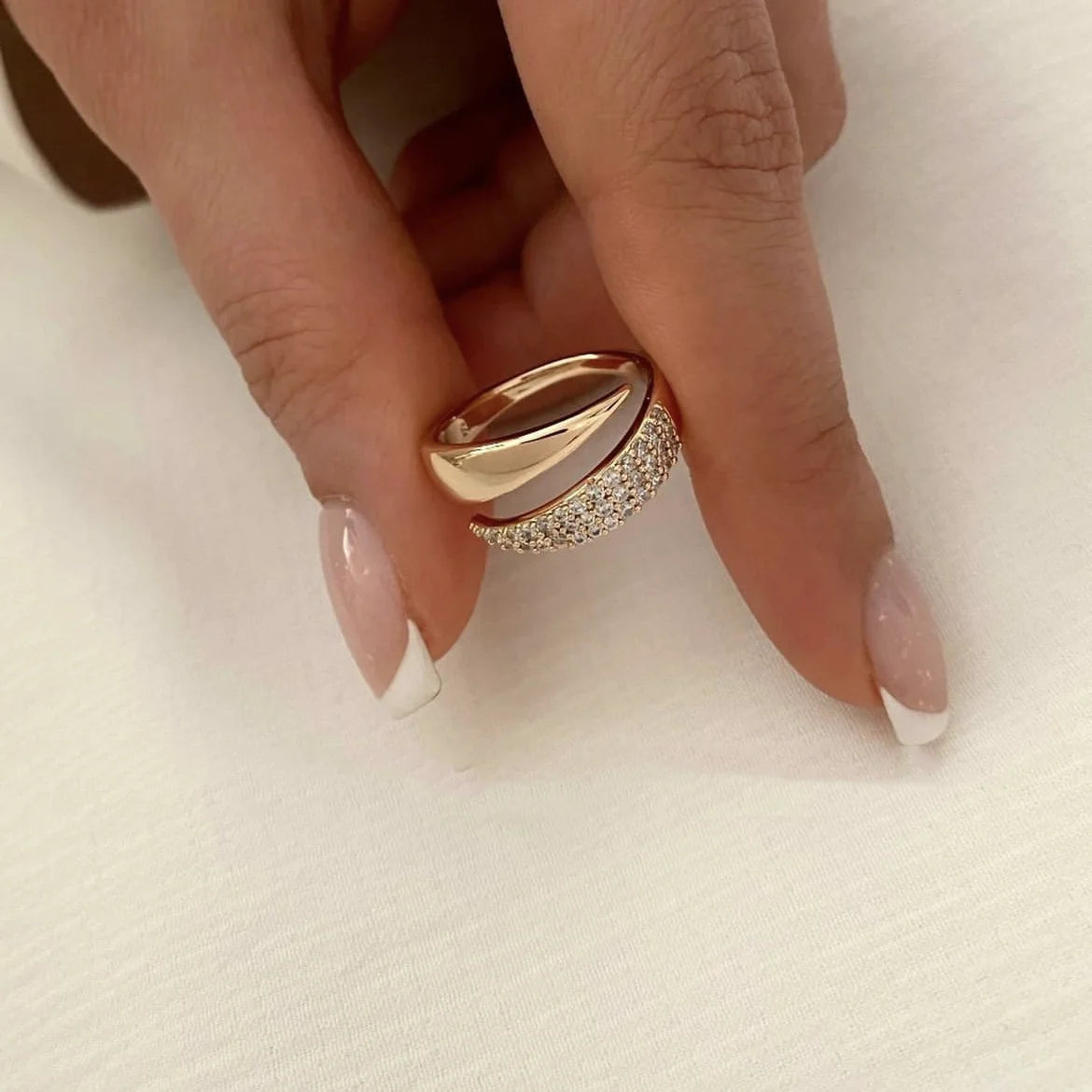 18K Gold Plated Stainless Steel Rings