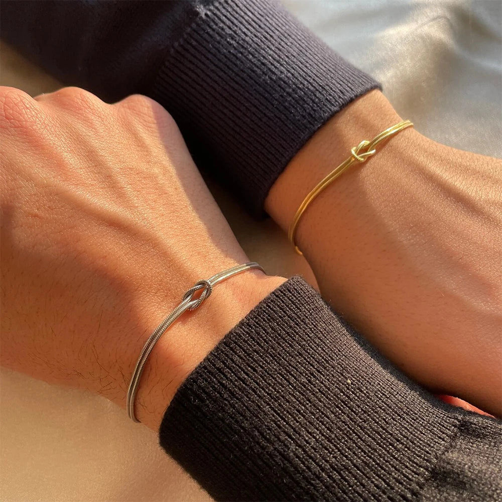 Infinity Knot Couple Bracelet