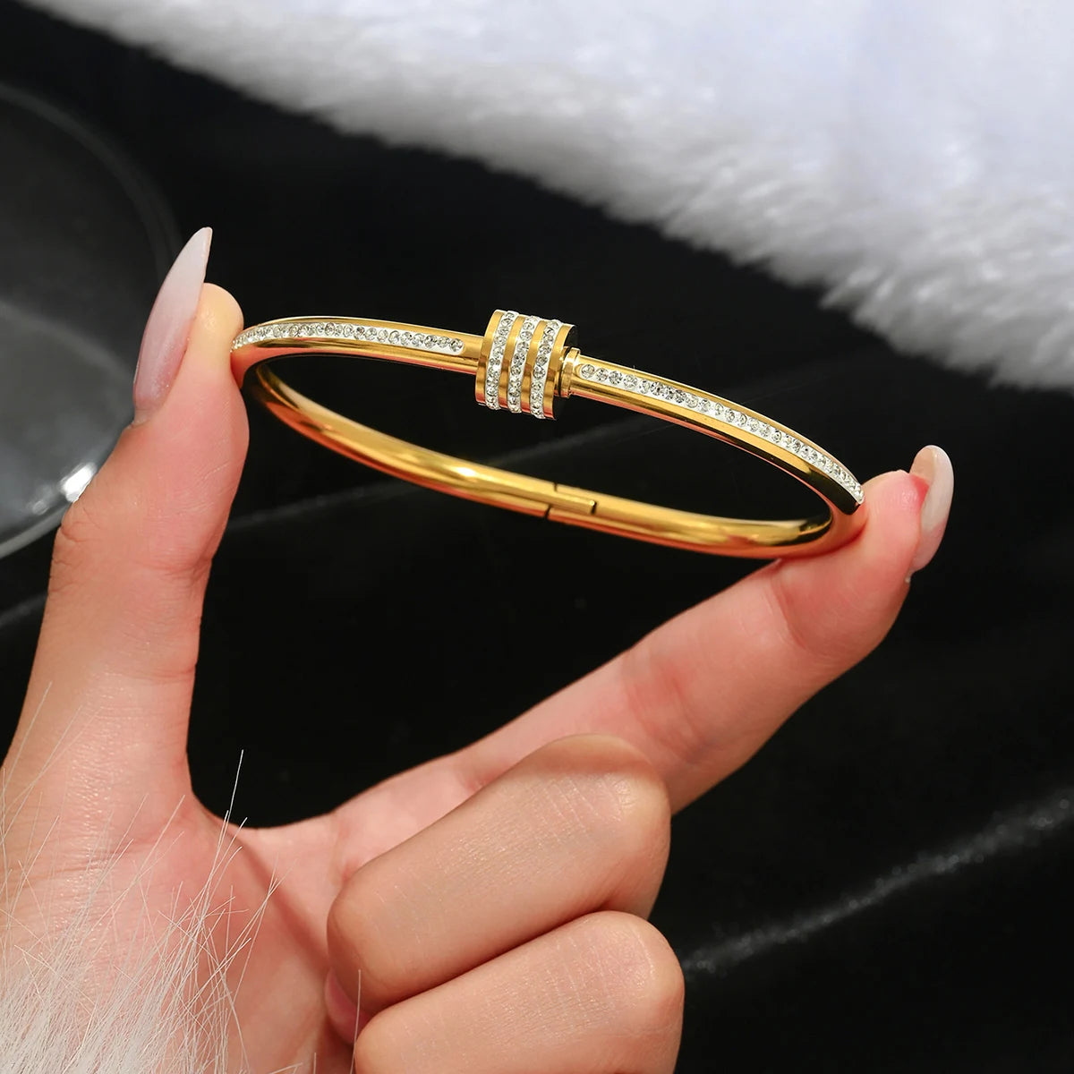 Luxe Fortune Bangle Set Bracelet