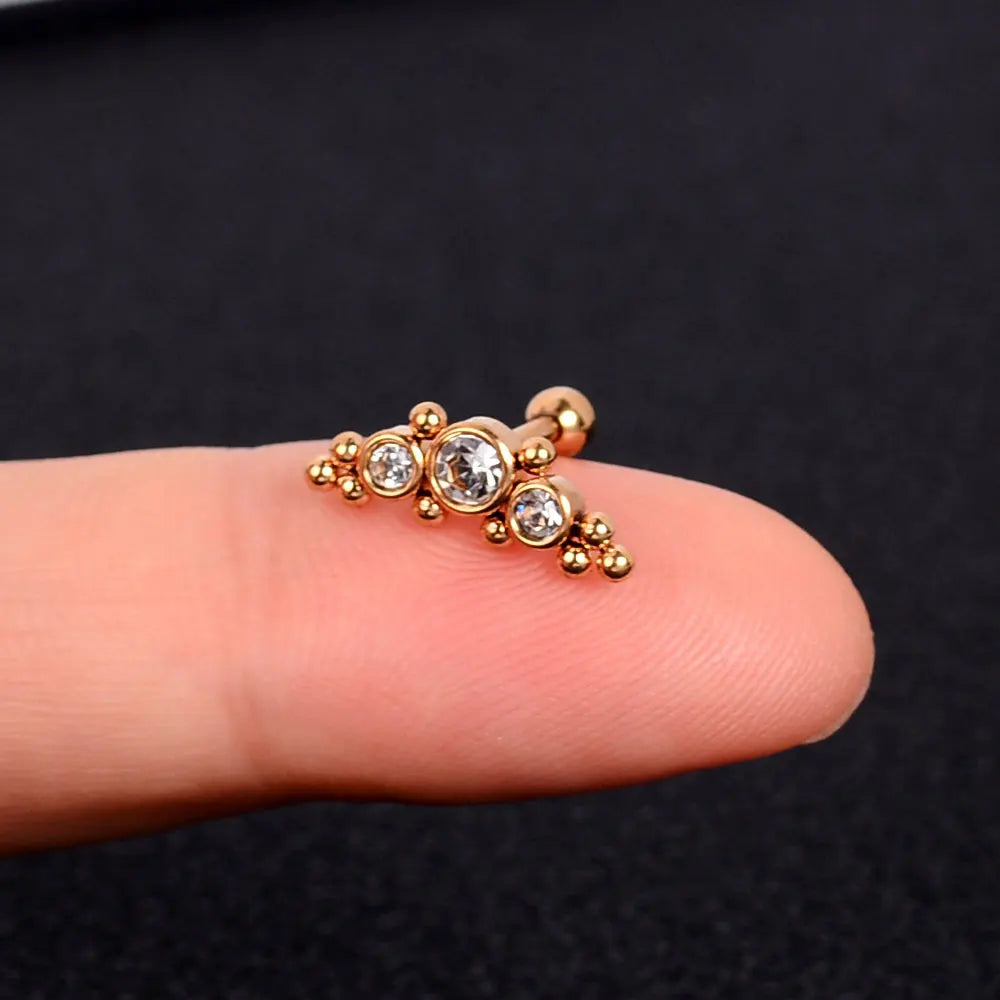 Mini Charm Piercing Stud Earring