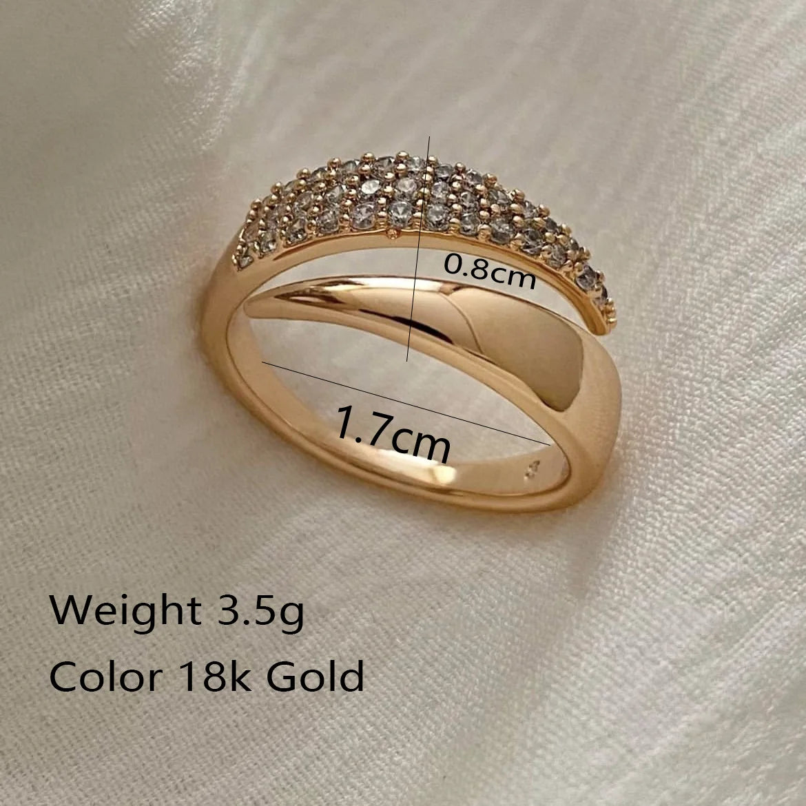 18K Gold Plated Stainless Steel Rings