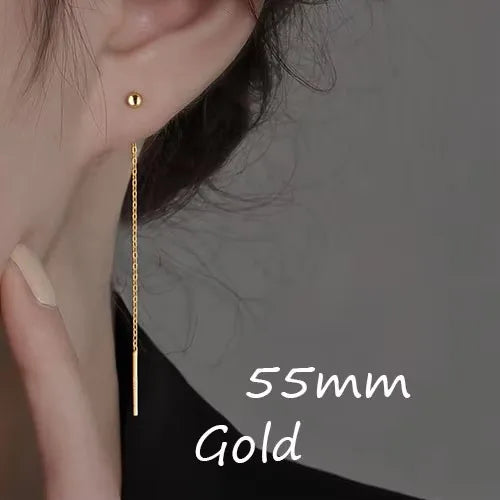 Linéa Minimalist Tassel Earrings
