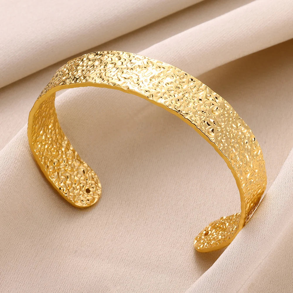 Golden Muse Statement Cuff Collection Bracelet