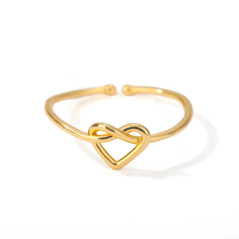 Stainless Steel Gold Rings Set
